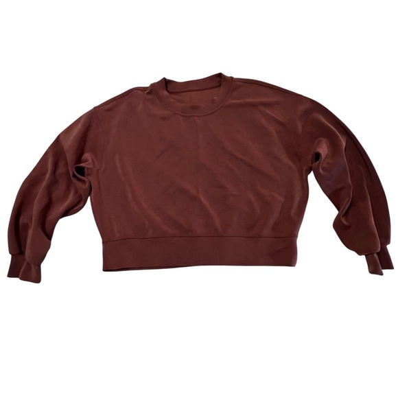 Lululemon Perfectly Oversized Cropped Crew Neck Softstream Limited edition color - Picture 6 of 12